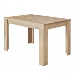 Extendable dining table L140, 190 cm VESON (Light oak)