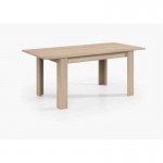 Extendable dining table L140, 190 cm VESON (Light oak)