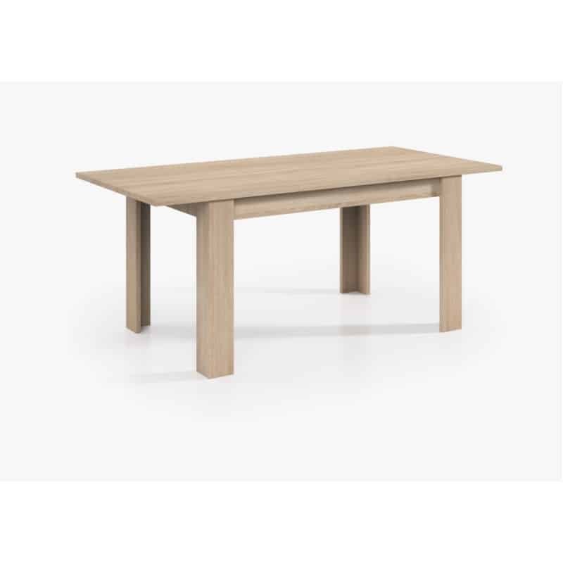Extendable dining table L140, 190 cm VESON (Light oak) - image 58025