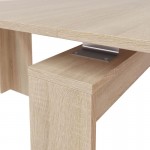 Table à manger extensible L51, 237 cm VESON (Chêne clair)