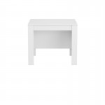 Mesa de comedor extensible L51, 237 cm VESON (Blanco brillante)