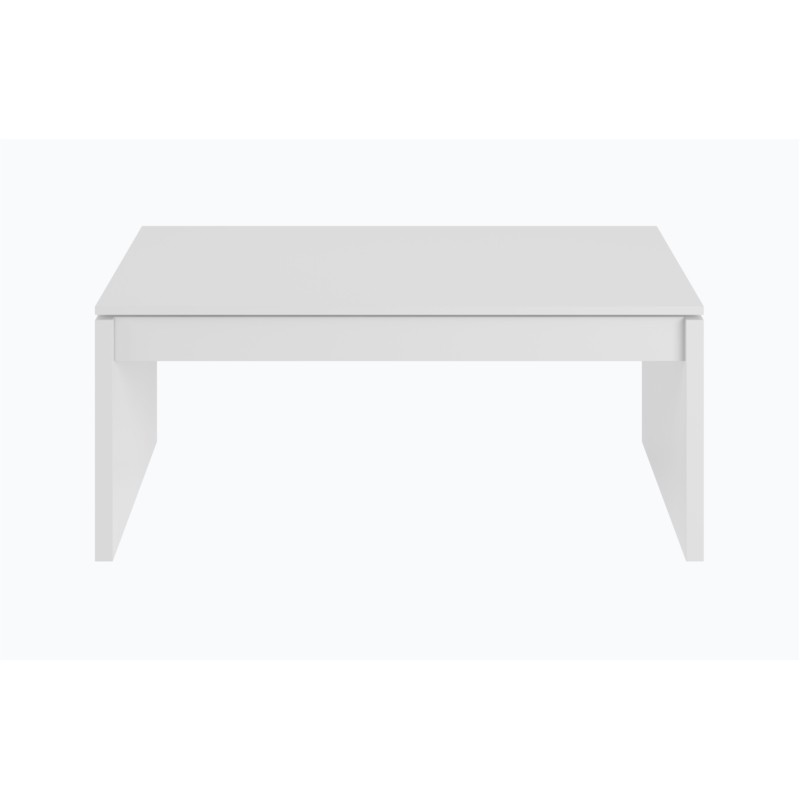 Table basse à plateau relevable L102xH43, 54 cm VESON (Blanc brillant) - image 58097
