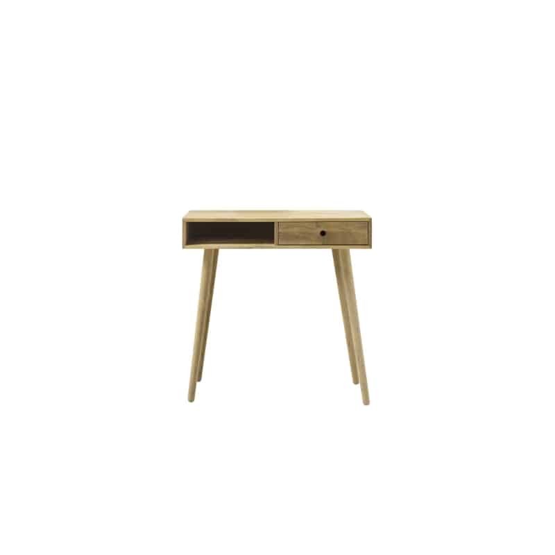 Console 80 cm in oiled solid oak (Wood)
