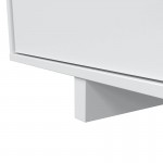 TV stand 3 doors and 1 niche L150 cm VESON (White, Oak)