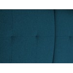 Divano angolare trasformabile 5 posti poggiatesta tessuto JACKY Olio blu