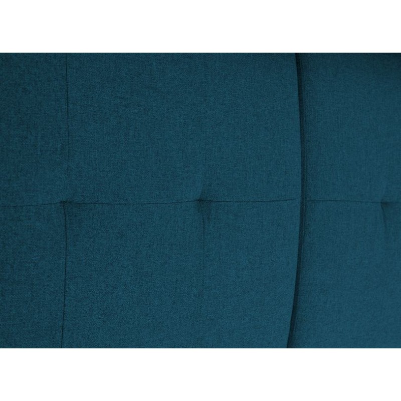 Corner sofa convertible 5 places headrest fabric JACKY Blue oil - image 58889
