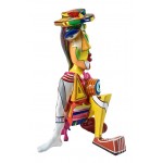 Statue résine décorative design PHILEON (H60 cm) (Multicolore)
