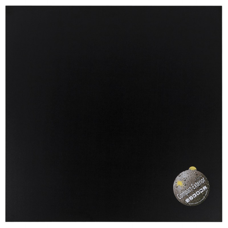 Square table top in compressed resin PHIL (68x68 cm) (black) - image 59241