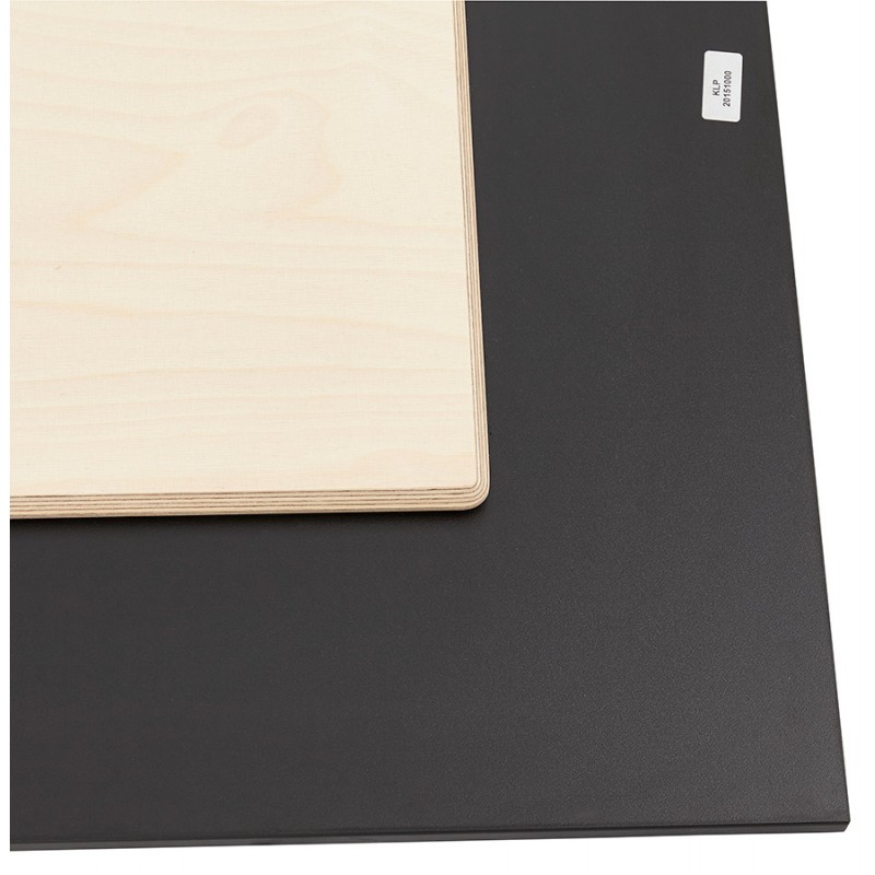 Quadratische Tischplatte aus Druckharz PHIL (68x68 cm) (schwarz) - image 59246