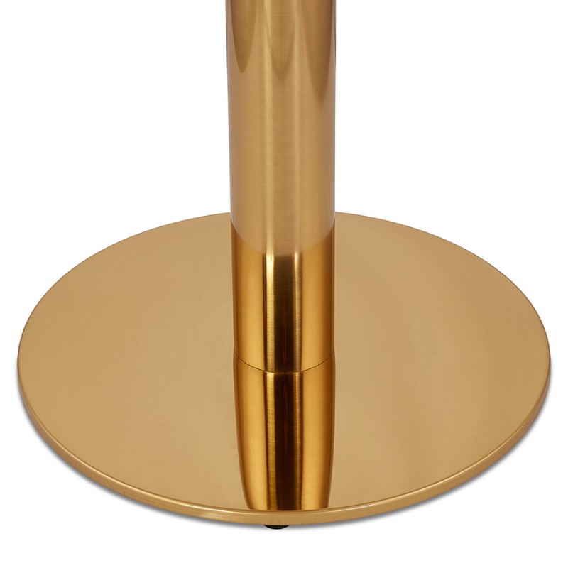 Table leg without brushed metal top MADDOX (45x45x73 cm) (gold) - image 59268