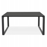BENCH scrivania tavolo da riunione moderno in legno (140x140 cm) LOLAN (nero)