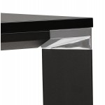 Bureau droit design en bois (200x100 cm) BOUNY (noir)