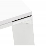 Bureau d'angle design en bois (200x200 cm) CORPORATE (finition blanc)