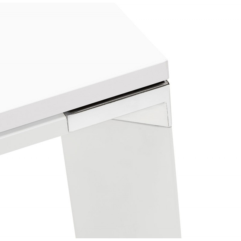 Bureau d'angle design en bois (200x200 cm) CORPORATE (finition blanc) - image 59621