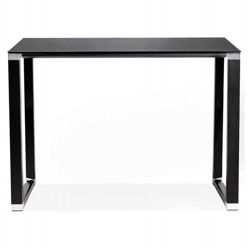 High design desk in tempered glass (70x140 cm) BOIN MAX (black finish) - image 59662