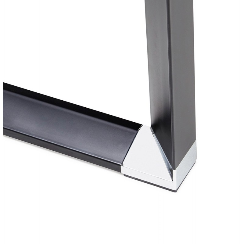 High design desk in tempered glass (70x140 cm) BOIN MAX (black finish) - image 59668