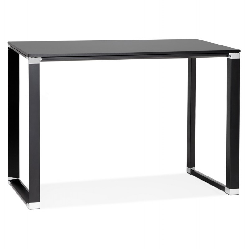 High design wooden desk (70x140 cm) BOUNY MAX (black finish) - image 59681
