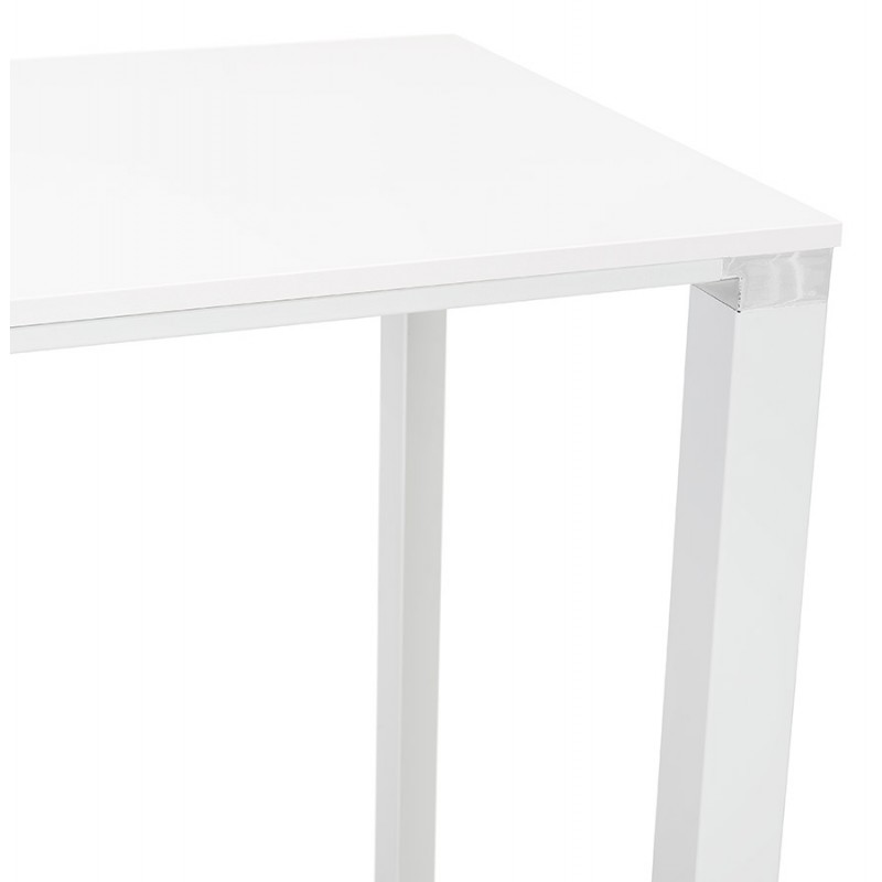 High design wooden desk (70x140 cm) BOUNY MAX (white finish) - image 59695