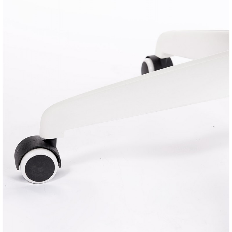 Silla de oficina ergonómica en tejido MIAMI (blanco, negro) - image 59733
