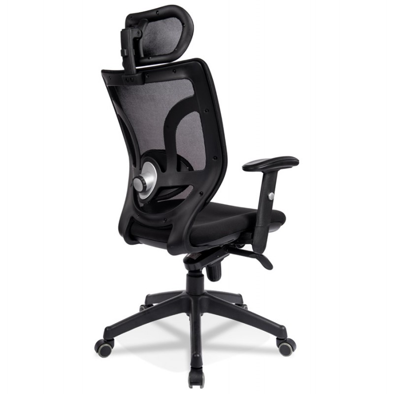 Ergonomic office chair in SEATTLE fabric (black) - image 59737