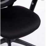 Ergonomischer Bürostuhl aus SEATTLE-Stoff (schwarz)