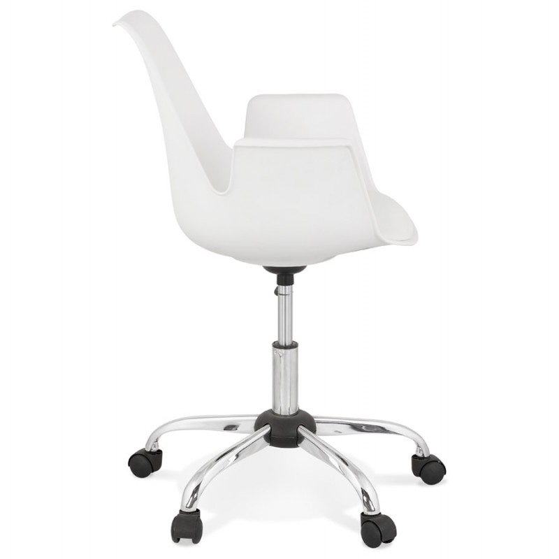 Chaise de bureau avec accoudoirs LORENZO (blanc) - image 59775