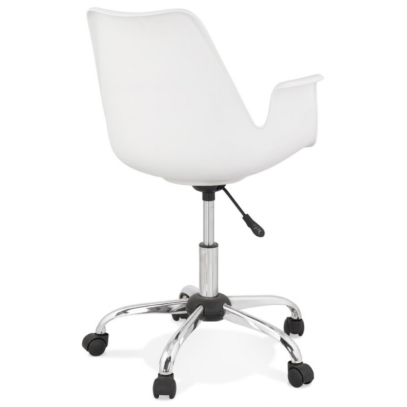 Chaise de bureau avec accoudoirs LORENZO (blanc) - image 59776