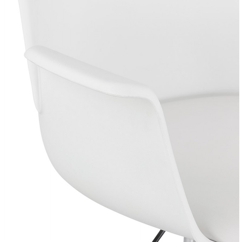 Chaise de bureau avec accoudoirs LORENZO (blanc) - image 59780