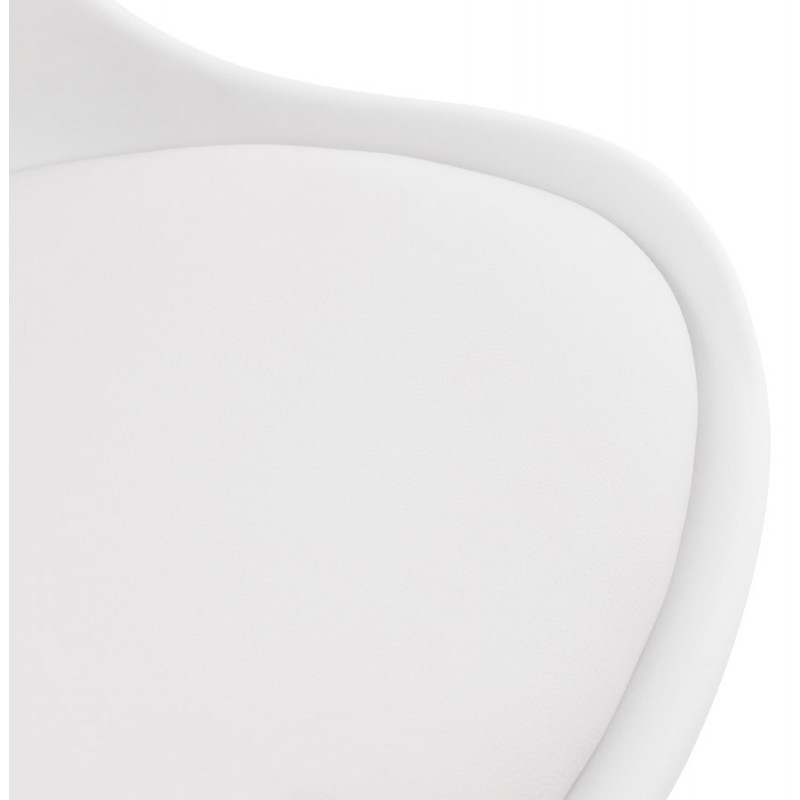 Chaise de bureau design sur roulettes ANTONIO (blanc) - image 59818