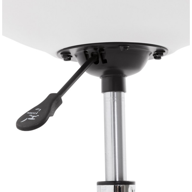 Chaise de bureau design sur roulettes ANTONIO (blanc) - image 59820