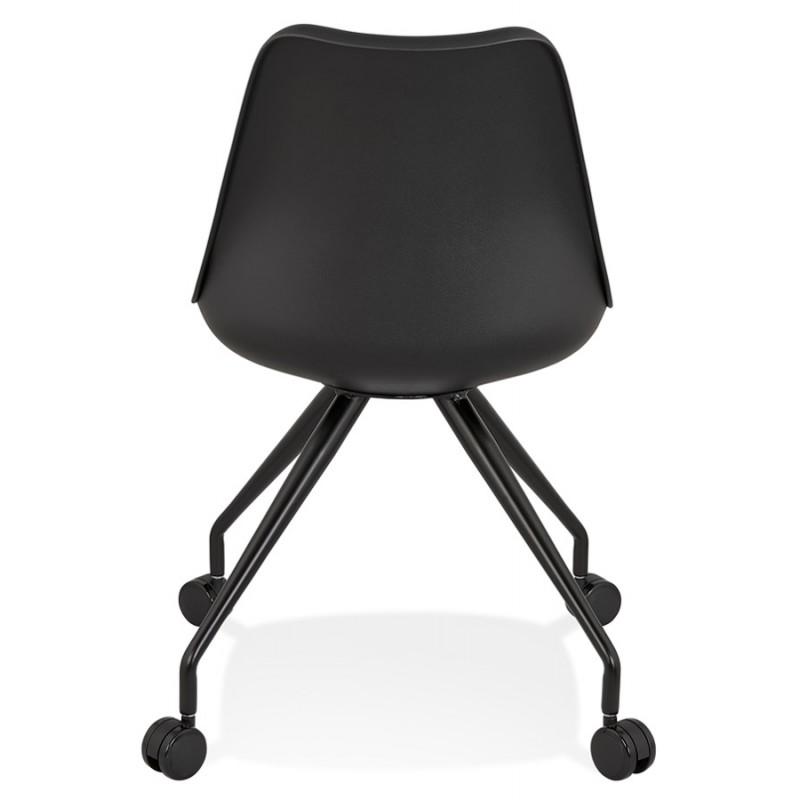 Design office chair on wheels ALVIZE (black) - image 59856