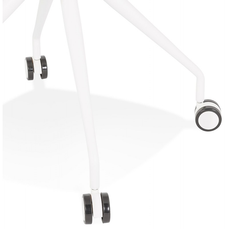 Chaise de bureau design sur roulettes ALVIZE (gris) - image 59877