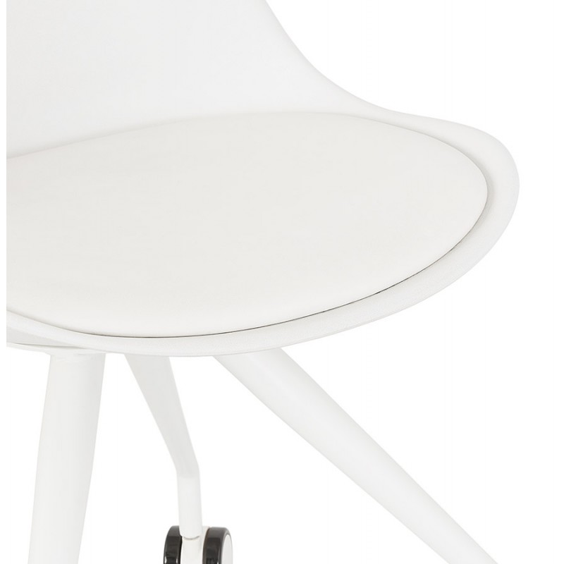 Design office chair on wheels ALVIZE (white) - image 59885
