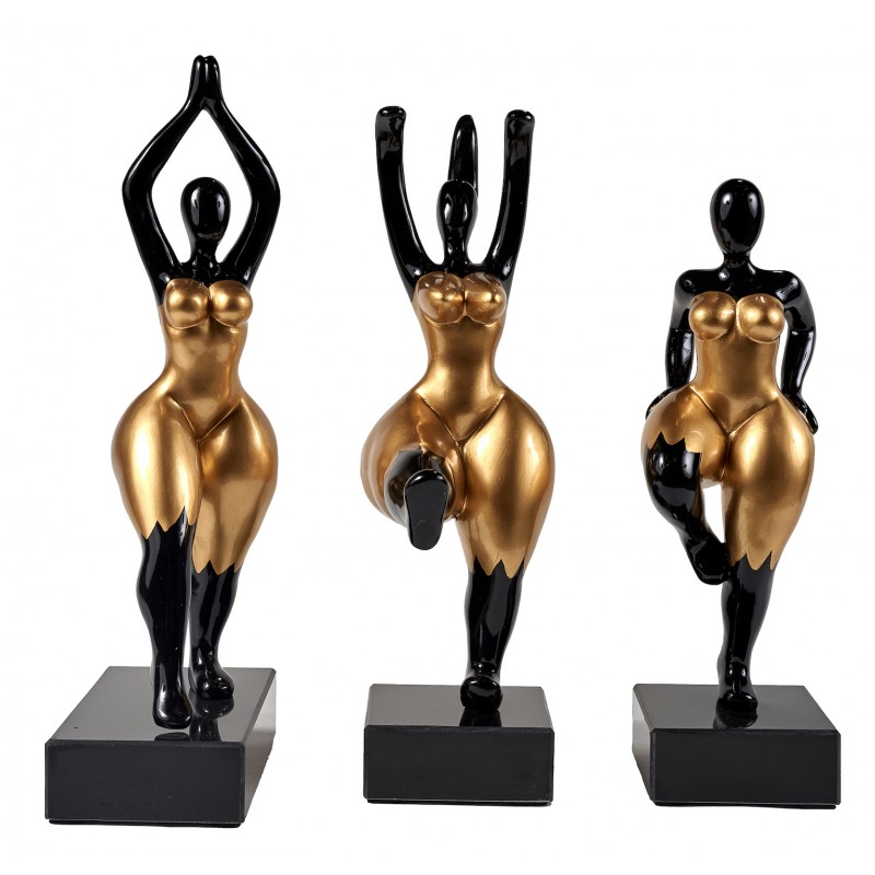 Mirar Pef Fiordo 3 magníficas estatuas decorativas de resina con una altura de 40 cm