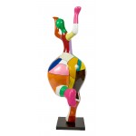 Decorative resin statue DANCER (H150 cm) (multicolored)
