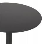Table de terrasse pliable ronde pied noir ROSIE (Ø 68 cm) (noir)