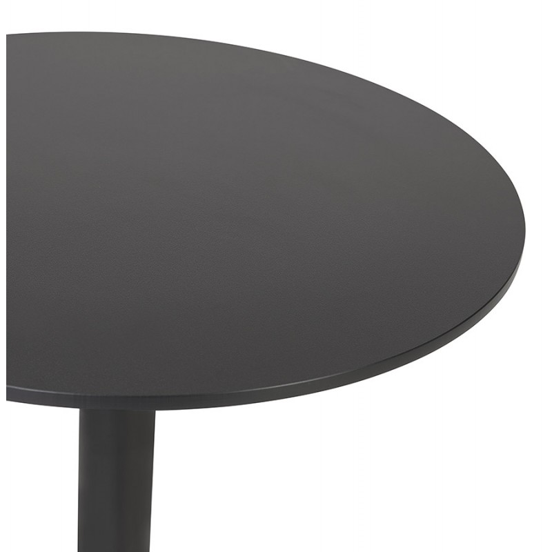 Foldable terrace table round foot black ROSIE (Ø 68 cm) (black) - image 60213