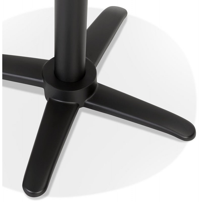 Table de terrasse pliable carrée pied noir ROSIE (noir) (68x68 cm) - image 60230
