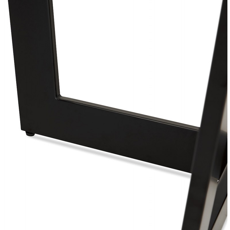 Round dining table design black foot WANNY (Ø 140 cm) (black) - image 60257