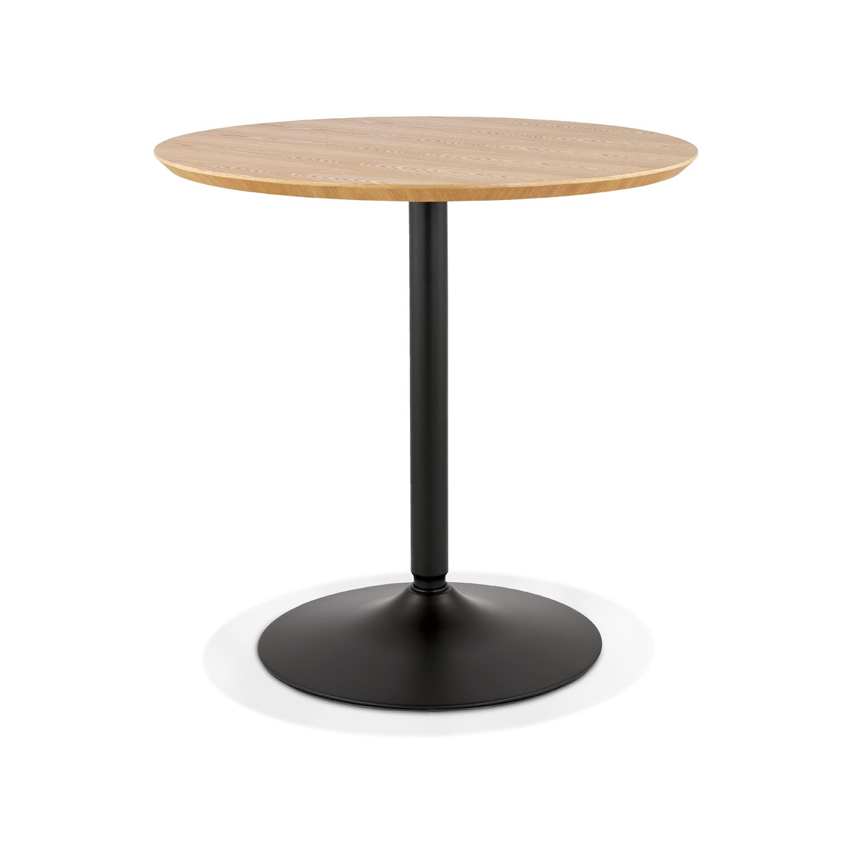 Bellissimo tavolo rotondo (Ø 80 cm) dai colori senza tempo