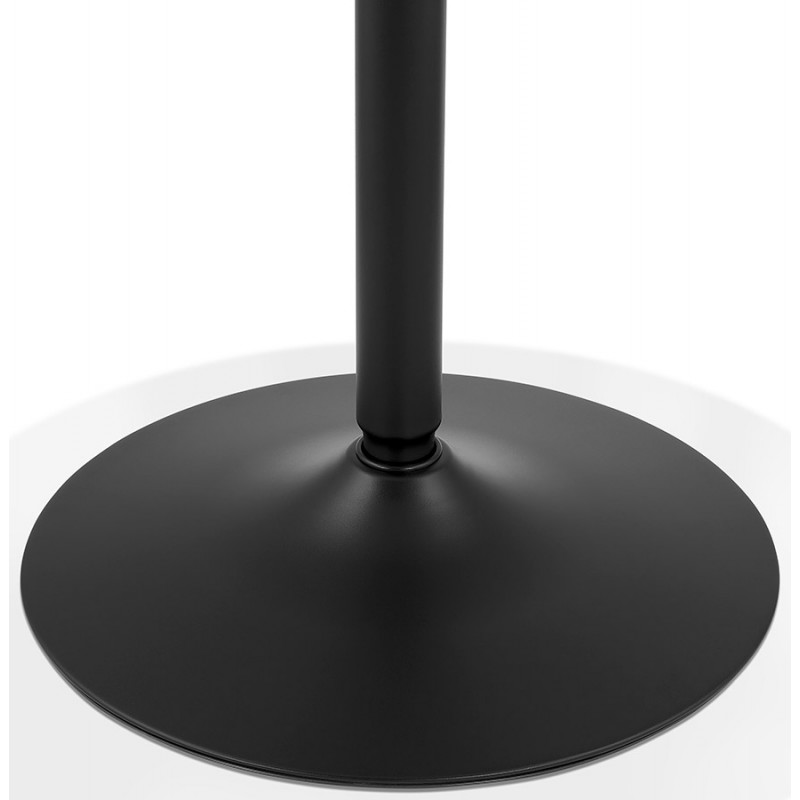Mesa de comedor redonda diseño pie negro SHORTY (Ø 80 cm) (negro) - image 60285