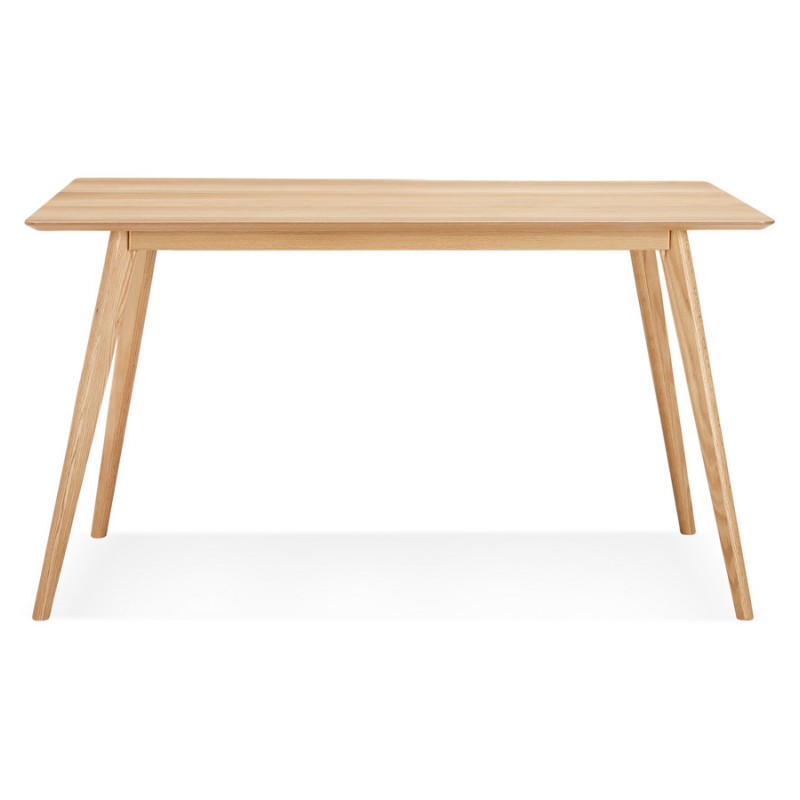 MAYA design straight desk table (natural finish) (80x120 cm) - image 60297