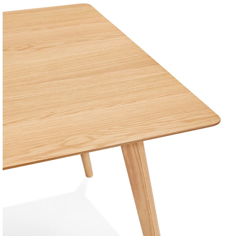 Mesa de escritorio recta MAYA design (acabado natural) (80x120 cm) - image 60299