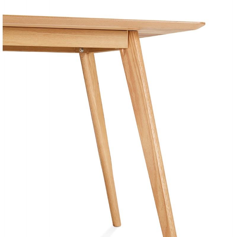 Tavolo da scrivania dritto di design MAYA (finitura naturale) (80x120 cm) - image 60302