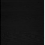 Mesa de comedor de diseño en madera y metal EMILIE (negro) (140x140 cm)