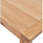 Extendable dining table in FLORA oak (natural finish) (100x200-280 cm)