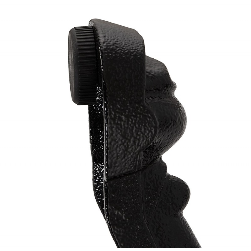 Mesa auxiliar redonda diseño mármol efecto mármol CELESTE (Ø 60 cm) (negro) - image 60391