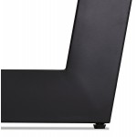 Mesa de comedor redonda diseño black foot WANNY (Ø 120 cm) (nogal)