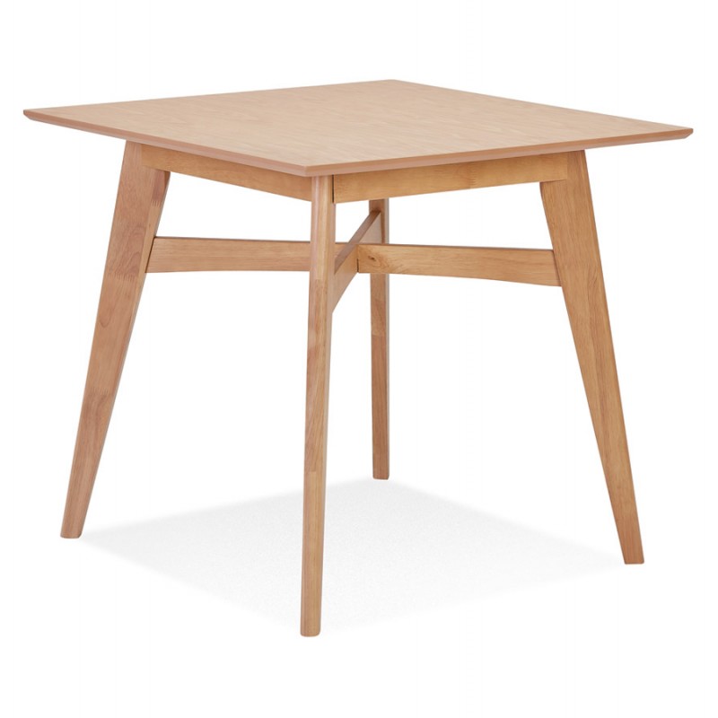 Tavolo da pranzo design quadrato in legno MARTIAL (80x80 cm) (naturale) - image 60597