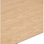 Tavolo da pranzo design quadrato in legno MARTIAL (80x80 cm) (naturale)